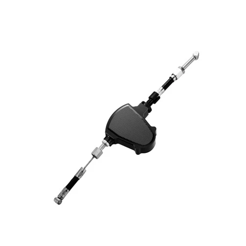 HEROFFIX Universal CNC Aluminum Alloy Motorcycles Easy Stunt Pull Clutch Cable Lever Replacement for Economizer System Black Replace Parts
