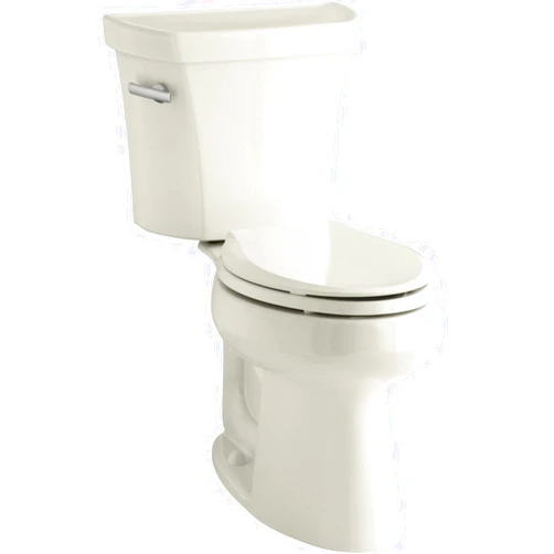 Kohler K-3889-96 Two-Piece Elongated Toilet Bowl 1.28 GPF Biscuit