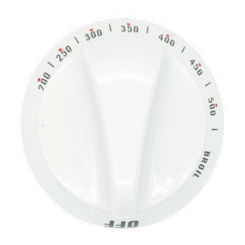 GYOFFULL WB03K10036 Thermostat Stove Knob White Replacement Part Control Compatible with GE & Hotpoint Range Oven Kitchen Burner Replace Number WB03K10037, 242682, AP2014848(1PC)
