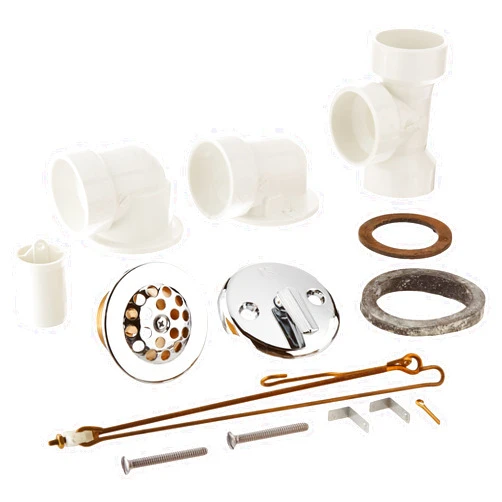 Plumb Pak 641PVC SCH40 CHR TRIPLEVER KIT, Chrome