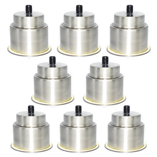 Yuanhe Stainless Steel Cup Drink Holder Insert with Drain for Marine Boat RV Camper, 8PCS