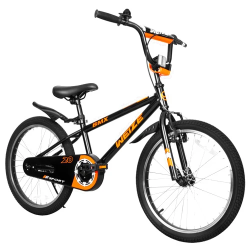 WEIZE 16 20 Inch Kids Bikes,Boy's Bike for Kids,BMX Style Bicycle for Boys Girls Ages 4-12 Years Old,Kids Bicycle with Adjustable Seat,Training Wheels,Front and Rear Fender,Multiple Color Options
