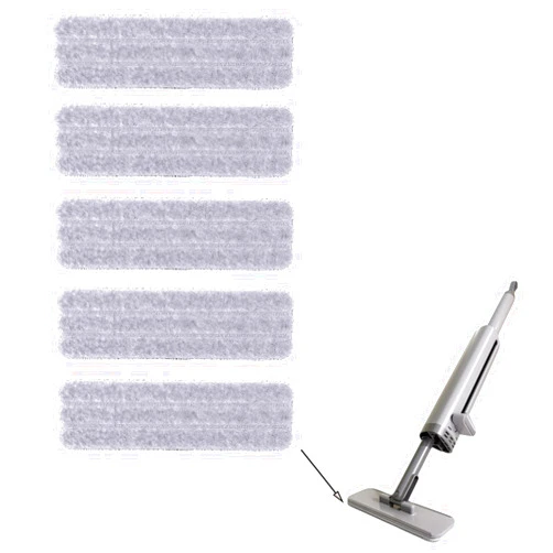AVOWB.T.Q 5 pcs Mop Replacement Cloth, High-Absorbent Multi-layer Fiber Cloth for Kitchen & Surface Cleaning