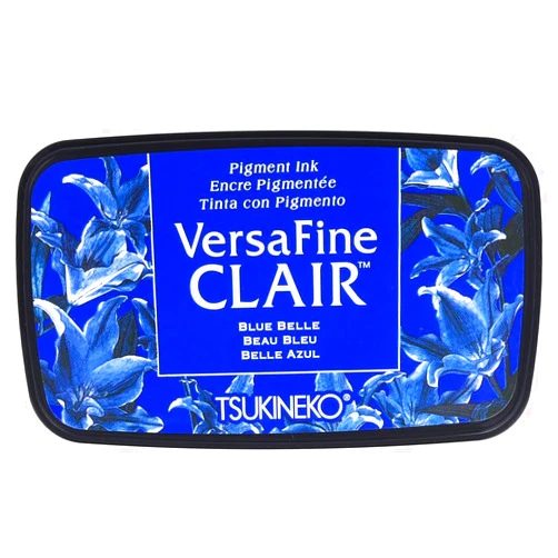 Tsukineko, VersaFine Clair, Full Size Ink Pad, Blue Belle