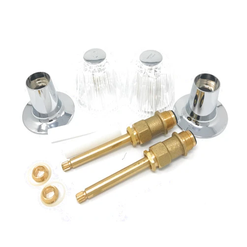 MI MADOL IMPORTS, LLC MADOL Bathtub and Shower Trim kit Compatible with Price Pfister [2424] Remodel/Rebuild Trim Kit Includes Seats and stem Washer for HOT and Cold Knob Handle