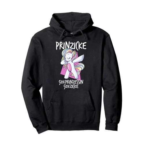Prinzicke Mädchen Lustige Kinder Frauen Sprüche Prinzicke Princess Zicke Unicorn Girl Prince Pullover Hoodie