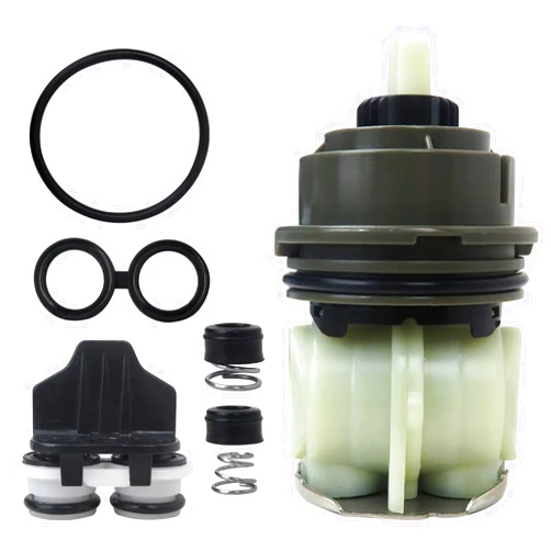 Gxcdizx Upgraded RP46463 Cartridge Replacement Fits for Delta Monitor 17 Series (2006-Present) Shower Faucet, RP46463 for Delta Cartridge Assembly with RP46073 Seat and Spring Adapter