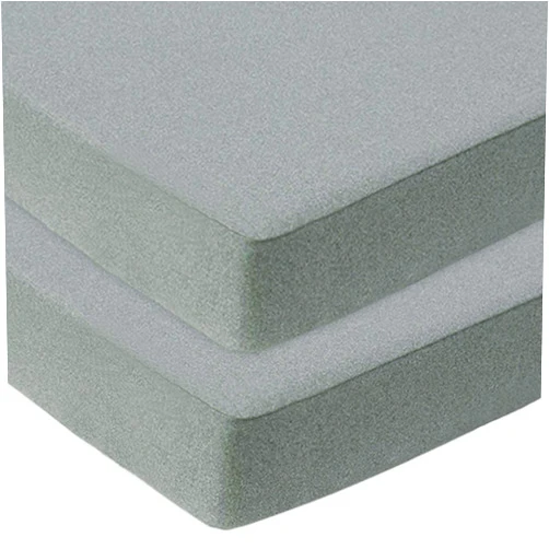 BlueSnail Waterproof Fitted Pack N Play Playard Sheet- Fits All Baby Portable Mini Cribs, Play Yards and Foldable Mattresses (2 Pack, Heather Gray)