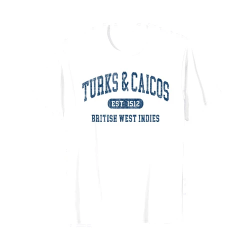 Turks and Caicos Islands Beach Vacation Souvenirs Vintage Turks & Caicos Islands Retro Throwback Mens Womens T-Shirt