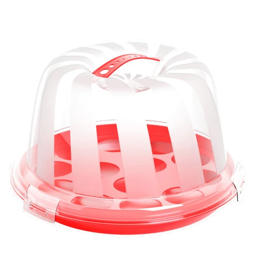 HOUZZKINGZ USA Cake Cupcake Carrier with Lid and Handle | 9