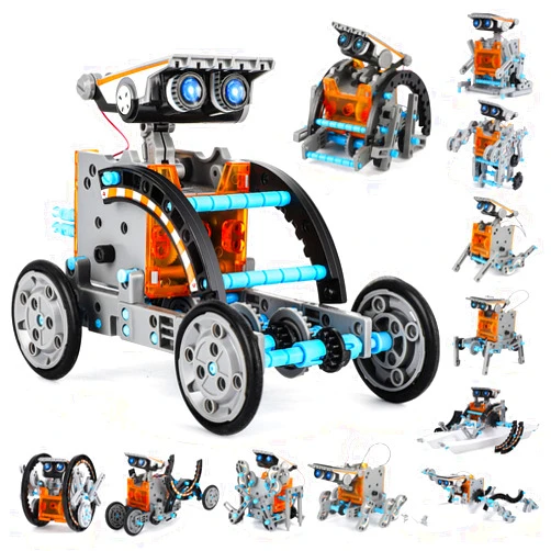 Lucky Doug Solar Power Kits Toys for Boys Ages 8-13, STEM Robot Kit Toys Gifts for Kids 8 9 10 11 12 13 Years, Educational Building Science Experiment Set Birthday for Kids Boys Girls