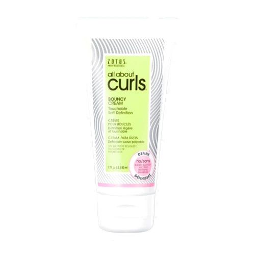 ALL ABOUT CURLS Bouncy Cream | For Curly Hair Styling | Moisturize, Define & Enhance Texture | Reduce Frizz & Boost Shine | Soft Definition | Vegan & Cruelty Free | Sulfate & Paraben Free