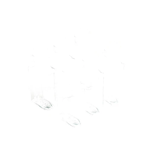 MHO Containers | Empty Clear Travel Refillable Flip-Top Bottles - BPA/No Parabens, 60millileter/2ounce - Set of 6