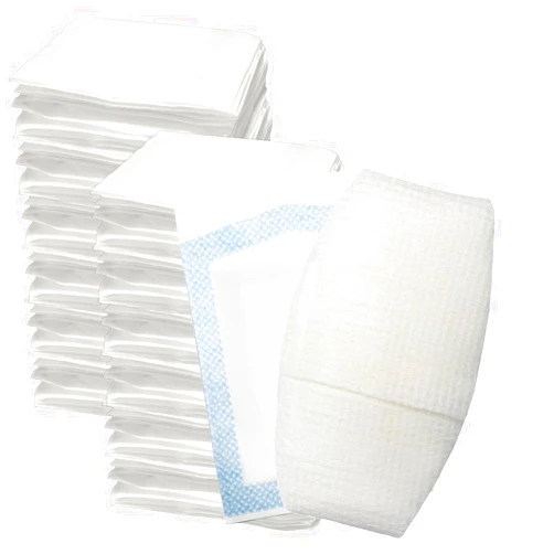 Vakly 100 Sterile Oval Eye Pads - Soft Absorbent 2 5/8 x 1 5/8 Eye Shaped Medical Gauze Pad with Thick Protective Filler, Individually Wrapped - Specially Shaped for Comfort, Compressed Edges to Reduce Lint