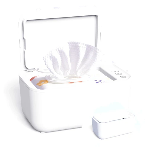 Kisdream Baby Wipe Warmer, Wipe Warmer and Baby Wet Wipes Dispenser, Wipes Warmer for Newborn Baby Evenly Heated, Portable Wipe Warmer Smart Control, Diaper Warmer Large Capacity Wipe Dispenser Nursery (White)
