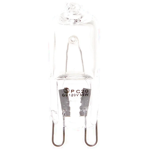 Satco S4621 35 Watt 400 Lumens T4 Halogen G9 Double Loop Base 120 Volt Clear Light Bulb, Dimmable