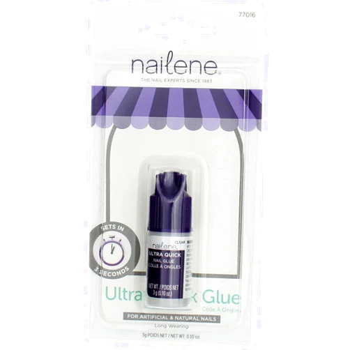 Nailtiques Nailene Ultra Quick Nail Glue 0.10 oz (Pack of 8)