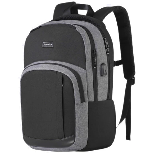 YIORMIOR Laptop Backpack Travel, School Backpack for Men Women Boys Girls Anti Theft Water Resistant College Bookbag with Usb Charging Port Fits 15.6 Inch Notebook Over 3 Years Old