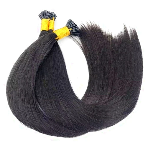 Ten chopsticks I Tip Hair Extensions Natural Black Color Brazilian Remy 10A Sraight Human Hair 1 Grams/Pcs 100 Strands/Package Bundles Deals Unprocessed Virgin Bundles I Tip Hair Extensions Human Hair 22 Inch