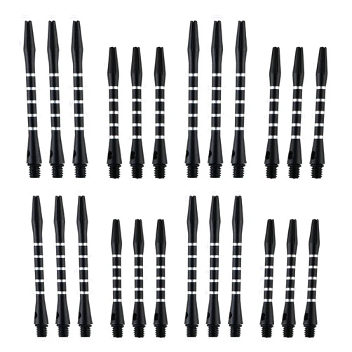 LinkVisions Dart Shafts for Soft and Steel Tips Aluminum Alloy Nylon Shaft PC Shaft Dart Stems 24 Pack