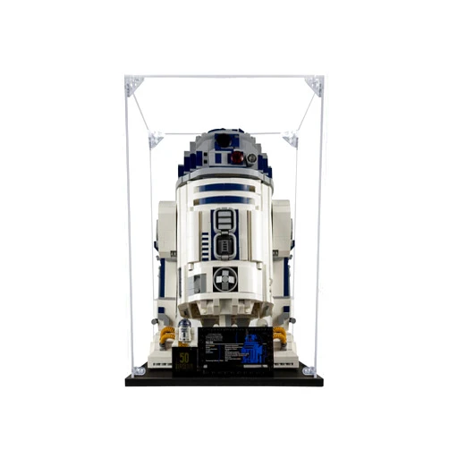 SONGLECTION Acrylic Display Case Compatible for LEGO R2-D2 #75308, Dustproof Display Case (Case Only) (Lego sets are NOT included)