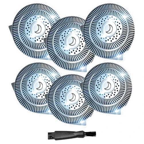 Ncenjou HQ9 Replacement Heads Compatible with Philips Norelco HQ9 Replacement Blades, HQ9 Electric Shaver Razor Head for Philips SpeedXL 8140XL 8150XL 8160XL 8170XL HQ9070, 6Pack