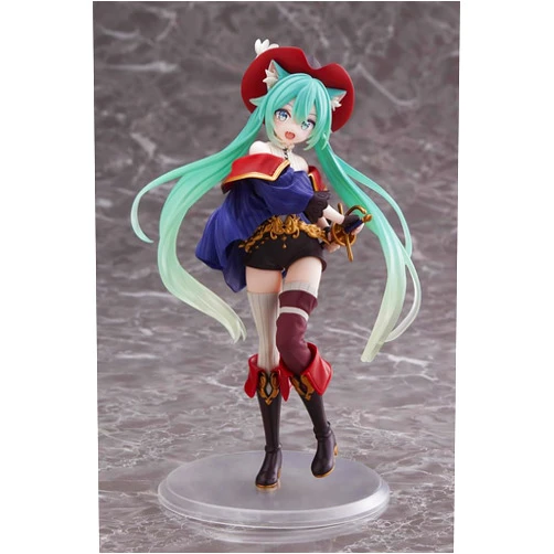 Taito Hatsune Miku Wonderland Figure ~Puss in Boots~ Figure, Multiple Colors (T40018)