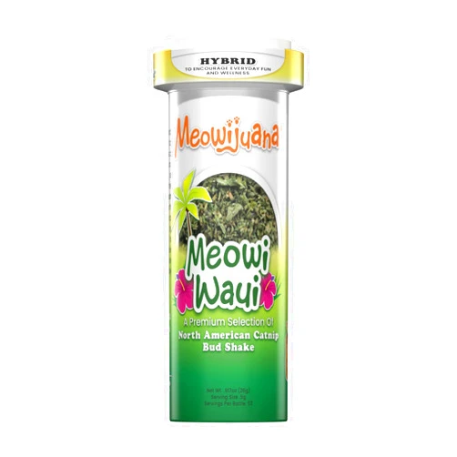 Meowijuana® Meowi-Waui - Primo Kitty Weed - Large Bottle