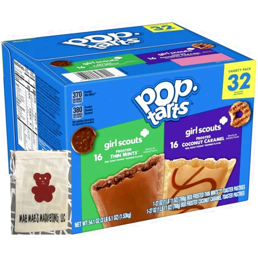 Mae Mae's Marketing, LLC Pop Tarts Girl Scouts Variety Pack, 32 ct. - Mae Mae's Marketing, LLC Bundle