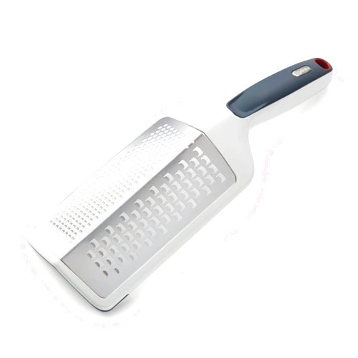 Zyliss Smooth Glide Dual Grater - Dual Two-Sided Cheese Grater for Medium and Coarse Grating - Kitchen Grater for Chocolate, Ginger, Nutmeg and Hard Cheeses - Dishwasher Safe - White
