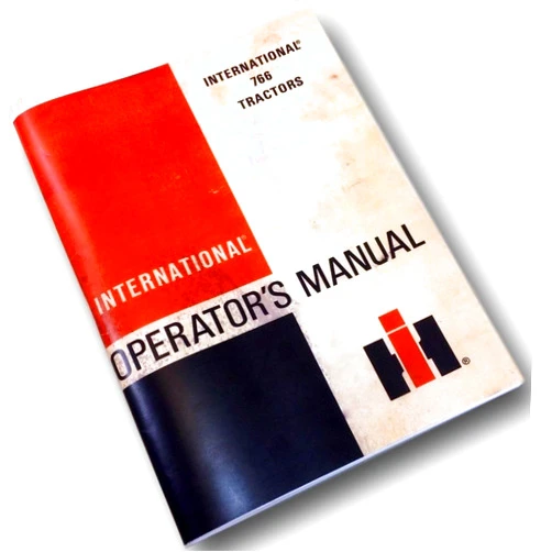 Peaceful Creek Supply International Farmall 766 Tractor Owner Operators Manual Ih Gas Diesel C291 D360
