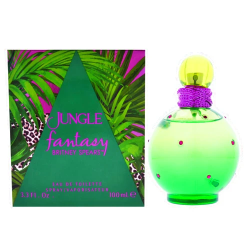 Britney Spears Jungle Fantasy Limited Edition Eau De Toilette Spray for Women, 3.3 Fl Oz