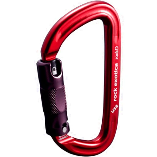 OmniProGear Rock Exotica rockD Auto-Lock Black Carabiner C2A-B