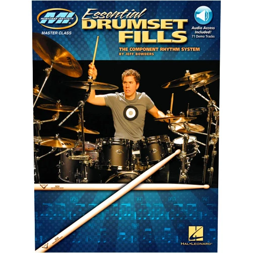 Jeff Bowders Essential Drumset Fills Book/Online Audio