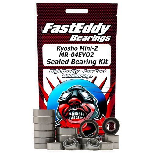 FastEddy Bearings Compatible with Kyosho Mini-Z MR-04EVO2 Sealed Bearing Kit