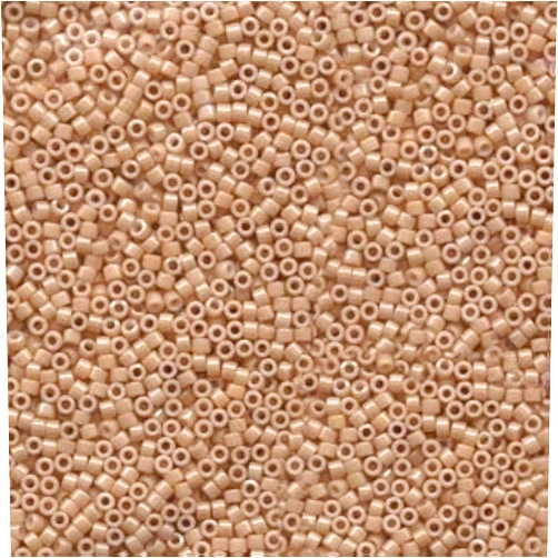 Miyuki Delica 11/0 Cylinder Seed Beads - Op Tan Luster - DB0208 5 Grams