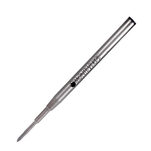 Monteverde USA Capless Gel Refill to Fit Montblanc Ballpoint Pens - Medium Point, Black 2 Count ( 1Pack) (M432BK)
