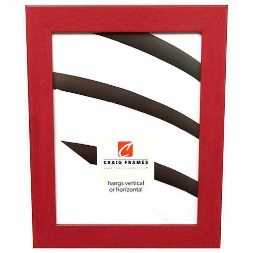 Craig Frames 26024 13 by 19-Inch Picture Frame, Smooth Wrap Finish, 1.26-Inch Wide, Red