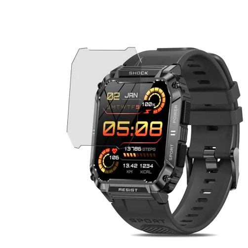 Puccy Film for Yohuton T3 Smart watch Puccy Privacy Screen Protector, compatible with Yohuton T3 1.95