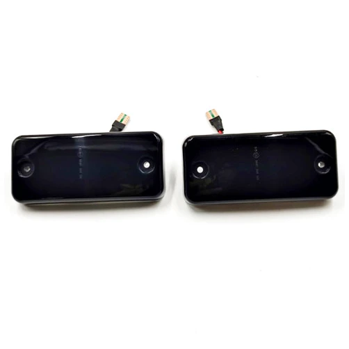 BAKUGO 2Pcs LED Dynamic Flowing Side Marker Light For Iveco Fiat Ducato Citroen Relay Peugeot Boxer Renault Volvo MAN-Smoke||No Dynamic