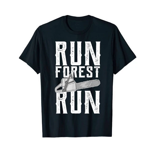 Lumberjack Forest Lumber Chainsaw Woodworking Lumberjack Lumberman Woodcutter Logger Timber T-Shirt