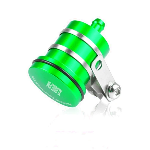 DOLOX Oil Cup for Honda XL600LMF 1985-1986 XL600 XL 600 LMF Rear Brake Pump Fluid Reservoir Tank Cup Oil Container with Mounting Bracket (Color : Green)