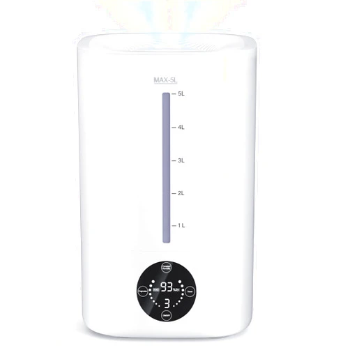 Mubeay 5L Humidifiers for Bedroom, 50H Runtime Humidifier for Large Room, Ultra-Quiet 28dB Cool Mist Air Humidifier for Home Baby Nursery & Plants, Auto Shut-off and BPA-Free for Safety, Easy to Clean