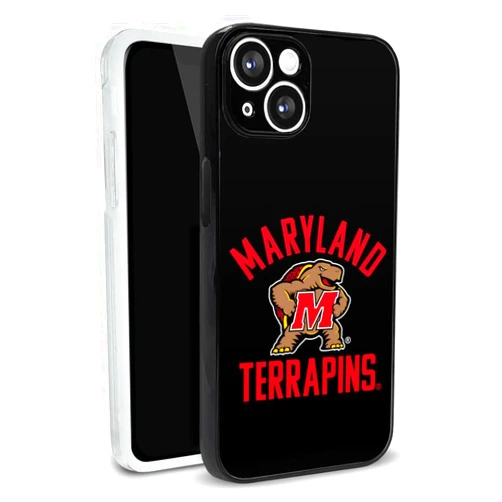 GRAPHICS & MORE Maryland Terrapin Protective Slim Fit Plastic Bumper Case Fits Apple iPhone 15