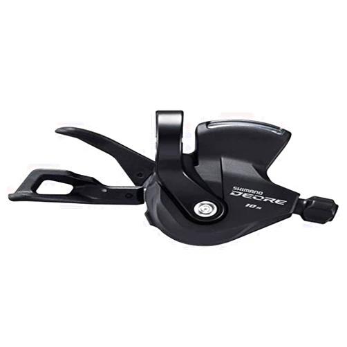 SHIMANO Deore SL-M4100 Deore Shift Lever, 10-Speed, with Display, Band on, Right Hand, ISLM4100RAP, Black