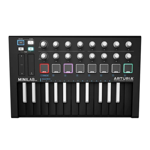 Arturia MiniLab MKII Inverted MIDI Controller Black