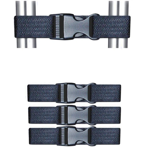 Vukgahao Multi-Functional Magic Buckle, Baby Safety Lock for The Door, Two-Door Refrigerator, Oven and Children's Safety Fence, Etc., or for The Fixed Baby Luggage (3 Pack Black)