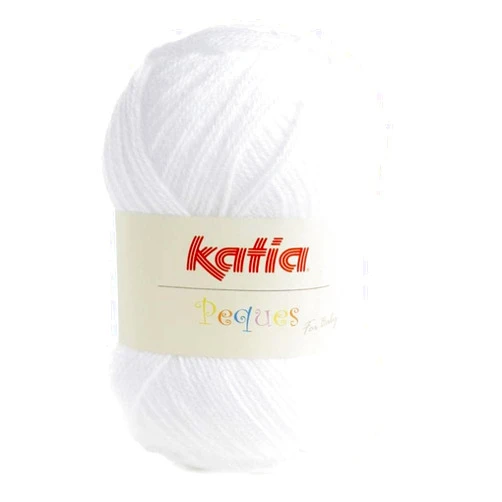 Lanas Katia Peties 84901 White Yarn