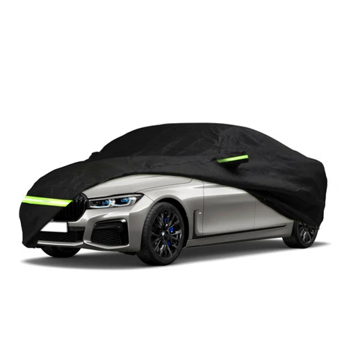 YIXIN Waterproof 210T Car Covers for BMW 7 Series 2010 -2021 2022 ，Fit 100% Waterproof with Windproof Strap & Single Door Zipper (for BMW 728i 730i 740i 750i 730li 740li 750li 760li)