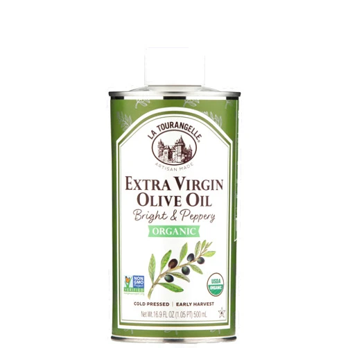 La Tourangelle, Organic Extra Virgin Olive Oil, Cold-Pressed High Antioxidant Picual Olives From Spain, 16.9 Fl Oz